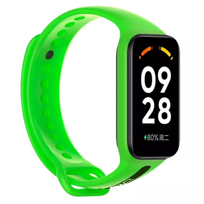 Redmi Smart Band 2/Xiaomi Smart Band 8 Active Strap Bright Green - Dodatna narukvica