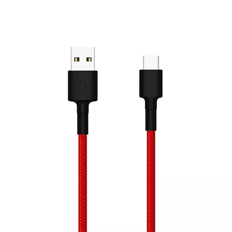 Xiaomi Mi USB Type-C Braided Cable (1 m) Red - Kabel