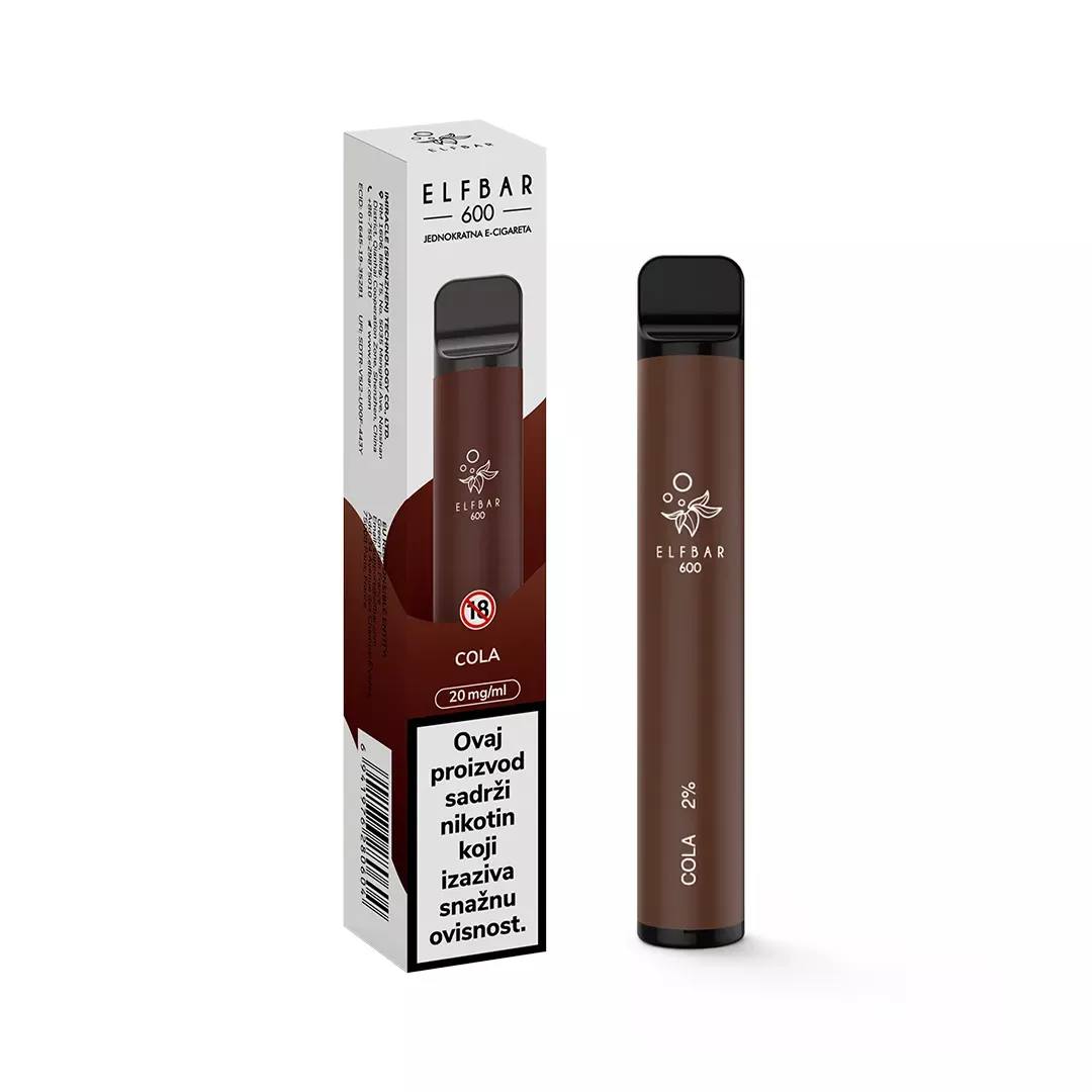 ElfBar 600 Cola - jednokratna e-cigareta	