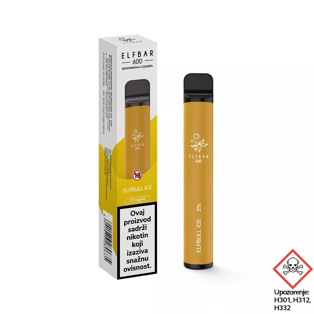 ElfBar 600 Elfbull Ice - jednokratna e-cigareta