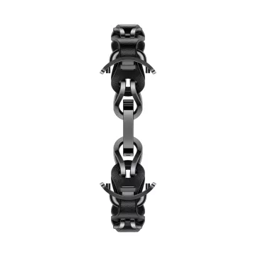 Xiaomi Smart Band 8/9/10 Chain Strap Black - Dodatna narukvica