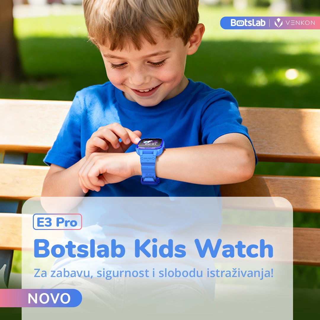 Botslab Kids Watch E3 Pro: Spoj zabave, sigurnosti i praktičnosti!